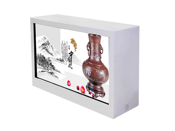 济南49寸透明屏展示柜